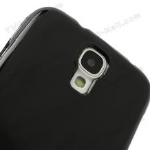Силиконов калъф / гръб / ТПУ за Samsung Galaxy S4 i9500 /Samsung S4 i9505 - черен