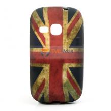 Силиконов калъф / гръб / TPU за Samsung Galaxy Young S6310 / S6312 - Retro British flag