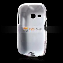 Силиконов калъф / гръб / TPU за Samsung Galaxy Young S6310 / S6312 - лотос