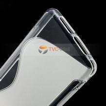 Силиконов калъф / гръб / TPU S-Line за Sony Xperia Z1 Compact - прозрачен