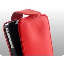 Кожен калъф Flip за Nokia 500 - Червен