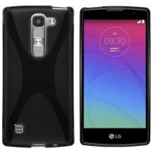Силиконов калъф / гръб / TPU X Line за LG G4c / Magna - черен
