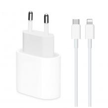 Оригинално бързо зарядно 20W за Apple iPhone 13 Mini 5.4" / PD charger - бяло