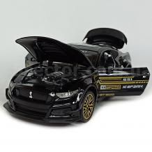 Метална кола Ford Mustang Shelby GT500 Roush с отварящи се врати капаци светлини и звуци 1:32