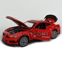 Метална кола Ford Mustang Shelby GT500 Roush с отварящи се врати капаци светлини и звуци 1:32