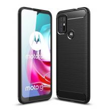 Силиконов калъф / гръб / TPU за Motorola Moto G30 - черен / carbon