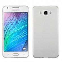 Силиконов калъф / гръб / TPU за Samsung Galaxy J7 2016 J710 - прозрачен / мат