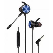 Геймърски стерео слушалки GM-D3 / Gaming Earphones GM-D3 - черни със синьо