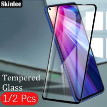 9D full cover Tempered glass Full Glue screen protector MOTOROLA MOTO G8 POWER / Извит стъклен скрийн протектор с лепило от вътрешната страна за MOTOROLA MOTO G8 POWER - черен