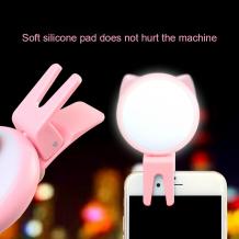 Селфи ринг осветление за смартфон / Selfie Light Led Ring - Cat Ears