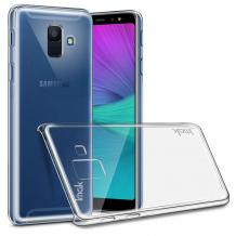 Луксозен твърд гръб за Samsung Galaxy A6 Plus 2018 - прозрачен