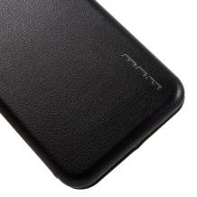 Луксозен кожен калъф Flip тефтер със стойка WUW за Apple iPhone 6 / iPhone 6S - черен