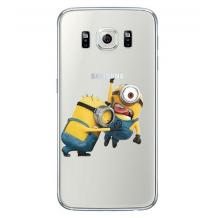 Ултра тънък силиконов калъф / гръб / TPU Ultra Thin за Samsung J500 Galaxy J5 - прозрачен / Minions Art 5