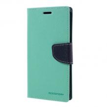 Калъф Flip тефтер Mercury GOOSPERY Fancy Diary със стойка за Samsung Galaxy S7 Edge+ / S7 Edge Plus - резеда