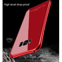 Луксозен стъклен твърд гръб KST Design Series за Samsung Galaxy S8 G950 - червен