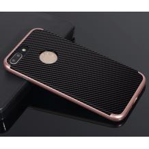 Оригинален гръб LIKGUS за Apple iPhone 7 Plus - черен / Rose Gold кант