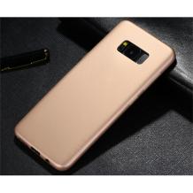 Оригинален силиконов калъф / гръб / TPU X-level Guardian Series за Samsung Galaxy S8 G950 - златист