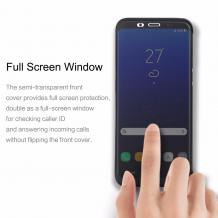 Оригинален калъф Flip Cover ROCK DR.V Invisible Series за Samsung Galaxy S9 G960 - черен