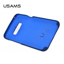 Луксозен кожен гръб USAMS Joe Series за Samsung Galaxy S8 G950 - тъмно син