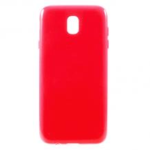 Силиконов калъф / гръб / TPU Jelly Case за Samsung Galaxy J5 2017 J530 - червен