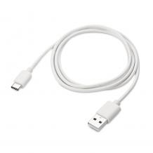 Micro USB кабел за зареждане и пренос на данни с дължина 2m / Type C за Samsung, Huawei, LG, HTC, Sony, Lenovo и други - бял