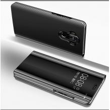 Луксозен калъф Clear View Cover с твърд гръб за Huawei P10 Lite - черен