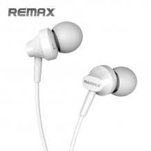 Оригинални стерео слушалки Remax RM-501 / handsfree / - бели
