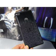 Луксозен твърд гръб Hybrid Case за Huawei Ascend P8 Lite / Huawei P8 Lite - черен