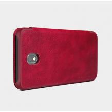 Луксозен кожен калъф Flip тефтер G-Case Business Series за Samsung Galaxy J7 2017 J730 - червен