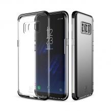 Оригинален гръб Baseus Armor Case за Samsung Galaxy S8 G950 - прозрачен / черен кант