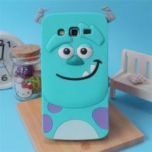 Силиконов калъф / гръб / TPU 3D за Samsung Galaxy J5 J500 - Monsters / син