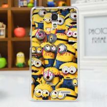 Твърд гръб за Lenovo A536 - Keep Calm and Love Minions / жълт