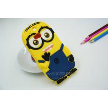 Силиконов калъф / гръб / TPU 3D за HTC One M8 - Minions Despicable me / Миньони Аз проклетникът