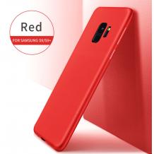 Оригинален силиконов калъф / гръб / TPU X-LEVEL Guardian Series за Samsung Galaxy S9 Plus G965 - червен / мат