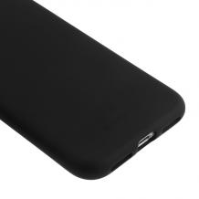 Луксозен силиконов калъф / гръб / TPU Mercury GOOSPERY Soft Jelly Case за Apple iPhone 6 / iPhone 6S - черен