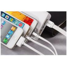 USB кабел JOYROOM за зареждане 3 в 1 за Apple iPhone 4 / 4S , Apple iPhone 5 / 5S / 5C / iPhone 6 , Samsung Galaxy Tab , HTC , LG , Sony , Blackberry - бял