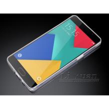 Луксозен силиконов калъф / гръб / TPU Samsung Galaxy A3 2016 A310 - тъмно сив / огледален