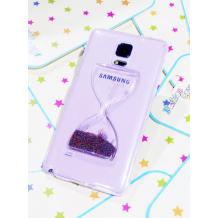Твърд гръб / капак / за Samsung Galaxy Note 3 N9005 - прозрачен / пясъчен часовник цветен