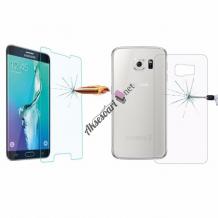 Удароустойчив извит скрийн протектор 360° / 3D Full Cover / за Samsung Galaxy Note 3 N9000 / Samsung Note 3 N9005 - прозрачен / лице и гръб