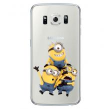 Ултра тънък силиконов калъф / гръб / TPU Ultra Thin за Samsung J500 Galaxy J5 - прозрачен / Minions Art 4