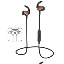 Стерео Bluetooth / Wireless слушалки MS-T3 - черни със златно