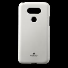 Луксозен силиконов калъф / гръб / TPU Mercury GOOSPERY Jelly Case за LG G5 - бял