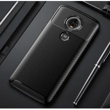 Луксозен силиконов калъф / гръб / TPU Auto Focus за Motorola Moto E5 Plus - черен / Carbon