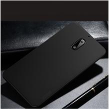 Силиконов калъф / гръб / TPU Case за Nokia 6 - черен / мат
