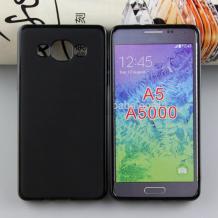 Силиконов калъф / гръб / TPU за Samsung Galaxy A5 - черен / мат