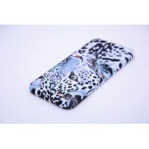 Силиконов калъф / гръб / TPU за Apple iPhone 6 / iPhone 6S - сив леопард