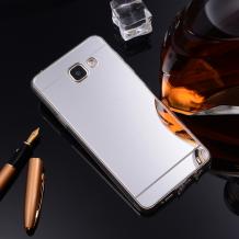 Луксозен силиконов калъф / гръб / TPU за Samsung Galaxy A5 2016 A510 - сребрист / огледален