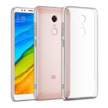 Луксозен твърд гръб за Xiaomi Redmi 5 Plus - прозрачен 