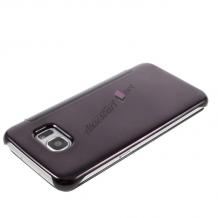 Оригинален калъф Clear View Cover EF-ZG920BBEGWW за Samsung Galaxy S6 G920 - черен