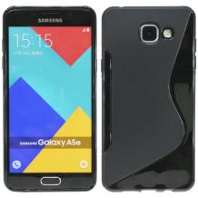 Силиконов калъф / гръб / TPU S-Line за Samsung Galaxy A5 2016 A510 - черен